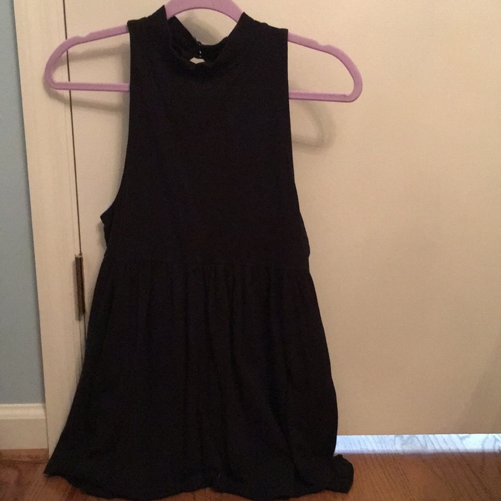 Free people open back top